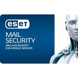 Obrázek ESET Mail Security pro Microsoft Exchange Server, licence pro nového uživatele ve školství, počet licencí 10, platnost 1 rok