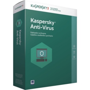 Obrázek Kaspersky Anti-virus 2021, licence pro nového uživatele, počet licencí 1, platnost 1 rok