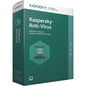 Obrázek Kaspersky Anti-virus 2021, licence pro nového uživatele, počet licencí 2, platnost 2 roky