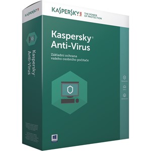 Obrázek Kaspersky Anti-virus 2021, licence pro nového uživatele, počet licencí 3, platnost 1 rok