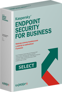 Obrázek Kaspersky Endpoint Security for Business SELECT, licence pro nového uživatele, počet licencí 30, platnost 1 rok
