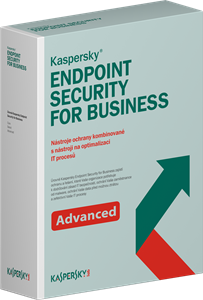 Obrázek Kaspersky Endpoint Security for Business - ADVANCED; licence pro nového uživatele; počet licencí 35; platnost 1 rok
