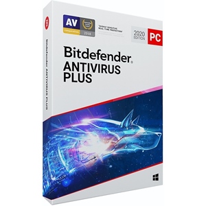 Obrázek Bitdefender Antivirus Plus 2021, obnovení licence, platnost 1 rok, počet licencí 5